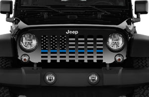 American Tactical Back the Blue Jeep Grille Insert