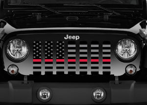 American Tactical Back The Red Jeep Grille Insert