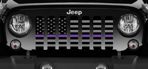 American Tactical Purple Line Jeep Grille Insert