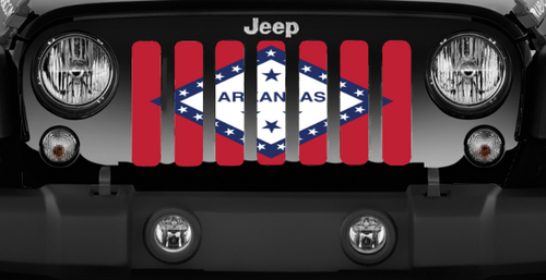 Arkansas State Flag Grille Insert