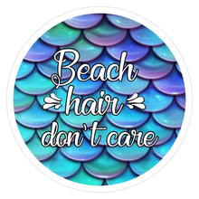 Beach Hair Don't Care White Spare Tire Cover