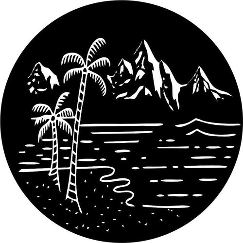 Beach & Mountain Black Spare Tire Cover