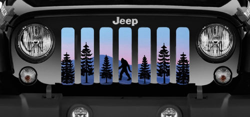 Bigfoot Purple Mountain Jeep Grille Insert
