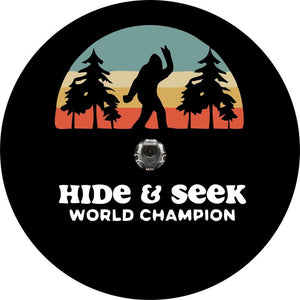 Bigfoot Hide & Seek Champion Black Spare Tire Cover