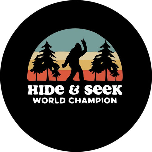 Bigfoot Hide & Seek Champion Black Spare Tire Cover