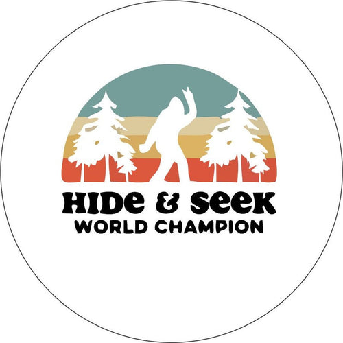 Bigfoot Hide & Seek Champion White Spare Tire Cover