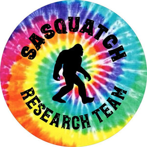Bigfoot Research Team Tie Dye Spare Tire Cover