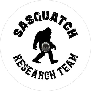 Bigfoot Research Team White Spare Tire Cover
