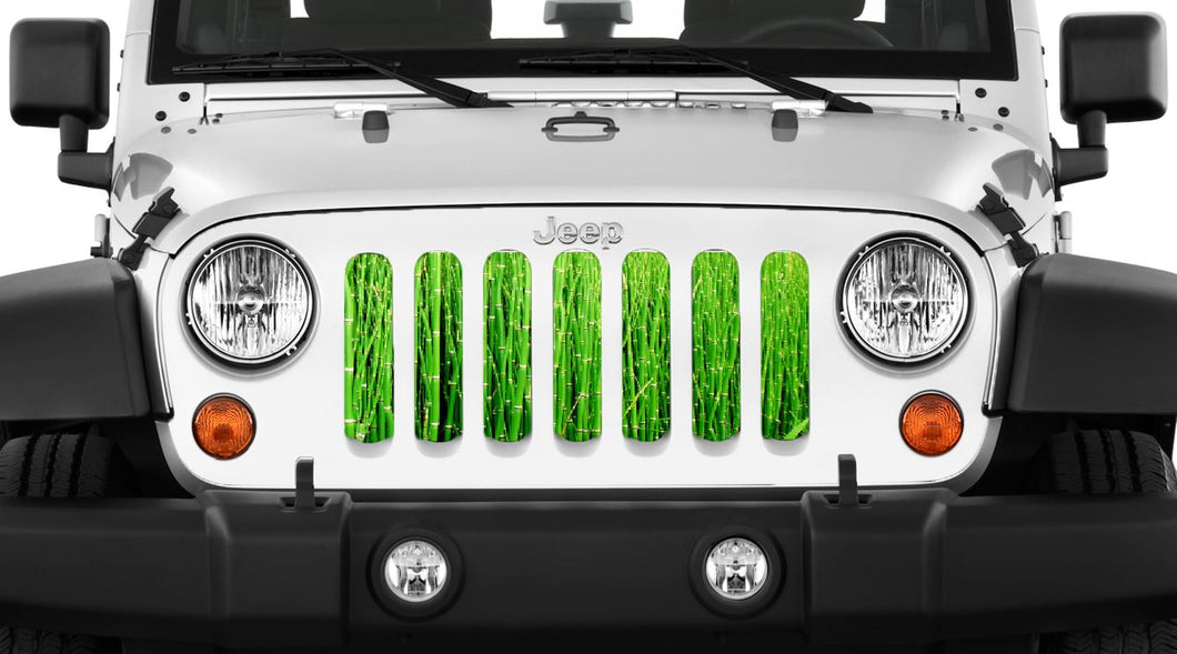 Bamboo Forest Jeep Grille Insert