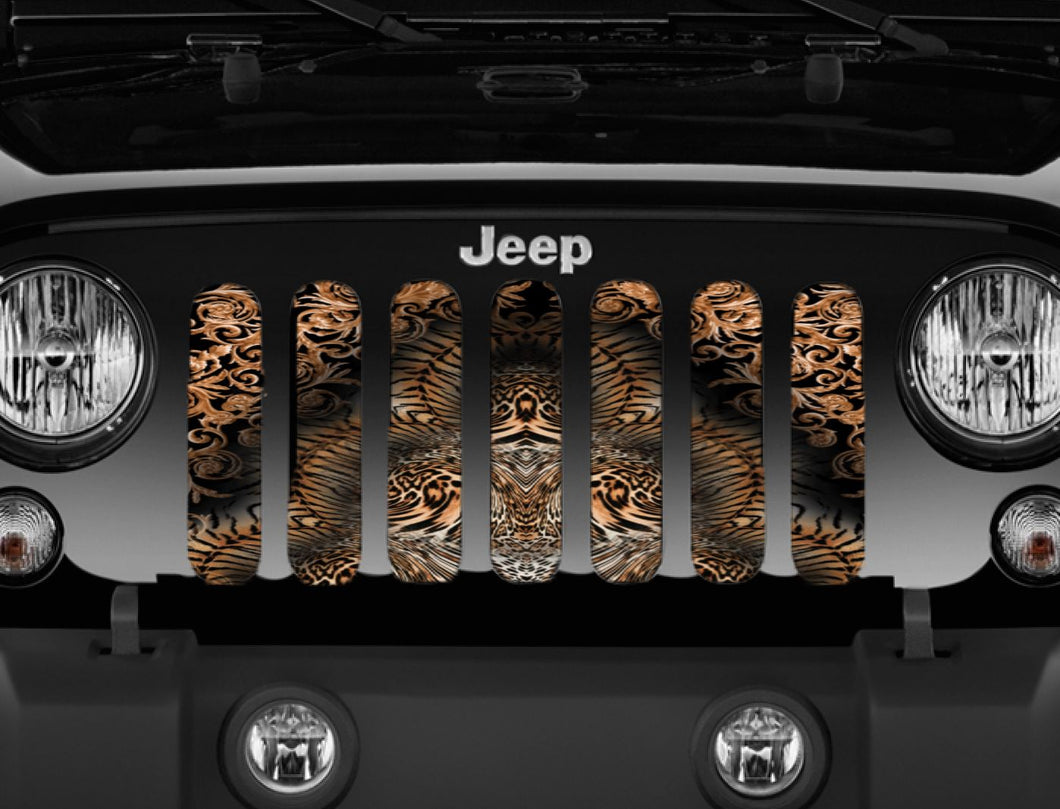 Baroque Animal Print Grille Insert