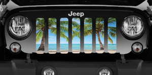 Beach Life Jeep Grille Insert