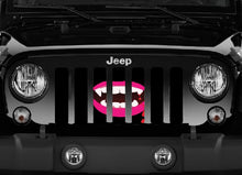 Bella Pink Lip Jeep Grille Insert