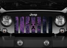 BioHazard Glow Purple Jeep Grille Insert