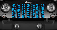 Blue Aliens Jeep Grille Insert