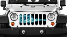 Blue Smoke Jeep Grille Insert