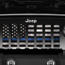 Blue Steel Jeep Grille Insert