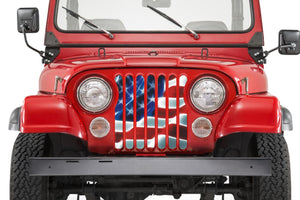 Freedom American Flag Jeep Grille Insert