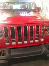 Captain America Flag Jeep Grille Insert