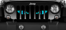 Chaos Bright Blue Eyes Jeep Grille Insert
