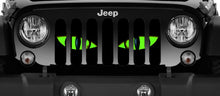 Chaos Green Eyes Jeep Grille Insert