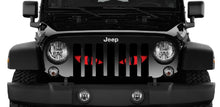 Chaos Red Eyes Jeep Grille Insert