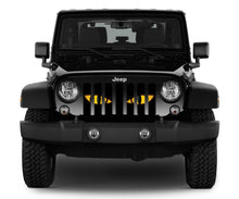 Chaos Yellow Eyes Jeep Grille Insert