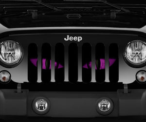 Chaos Purple Eyes Jeep Grille Insert