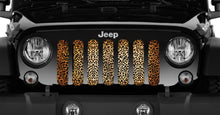 Cheetah Print Jeep Grille Insert