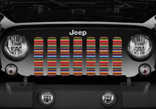 Cheetah Print Serape Grille Insert