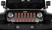Cheetah Print Serape Jeep Grille Insert