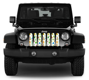 Christmas Cheer Jeep Grille Insert