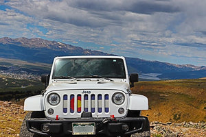 Colorado State Flag Jeep Grille Insert