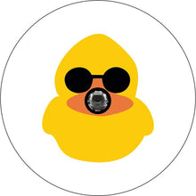Duck With Sunglasses White Spare Tire Cover
