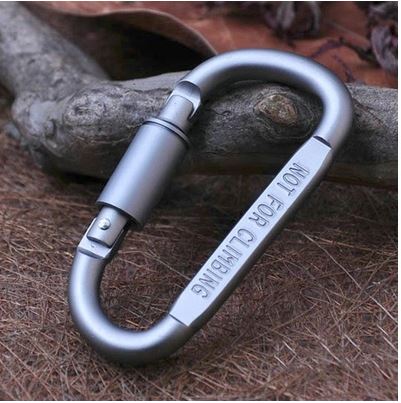 Lightweight Metal D Ring Key Chain