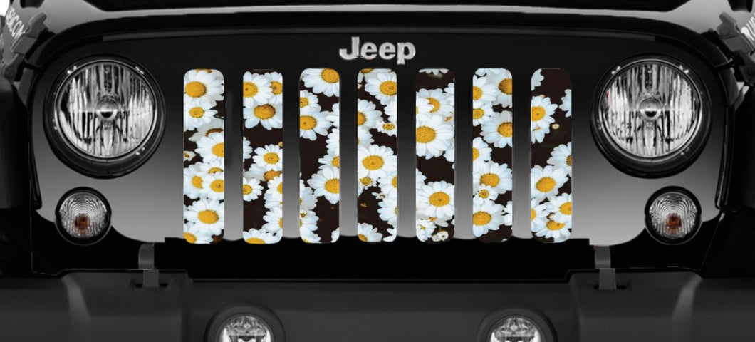 Daisies Jeep Grille Insert