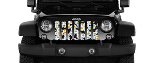 Daisies Jeep Grille Insert