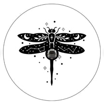 Dragonfly Constellation White Spare Tire Cover