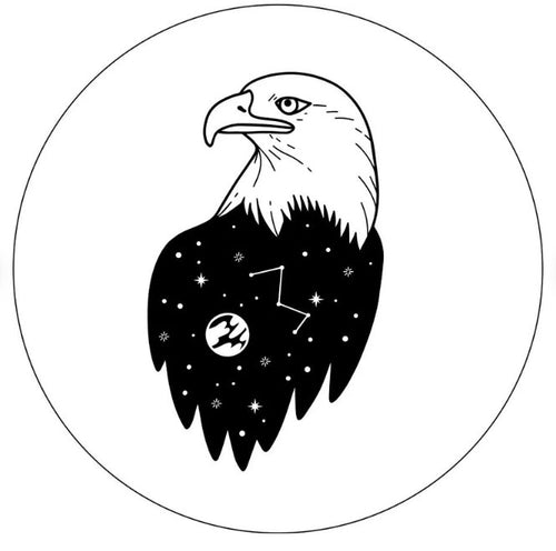 Eagle Constellation White Spare Tire Cover