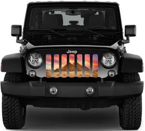 Egyptian Pyramids Print Jeep Grille Insert