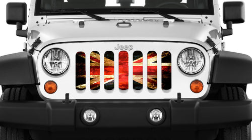 English Rock Jeep Grille Insert