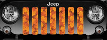 Fall Leaves Jeep Grille Insert