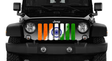 Flag of India - Artisitc Jeep Grille Insert
