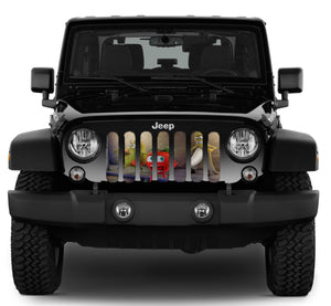 Flasher Fruit Jeep Grille Insert