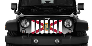 Florida State Flag Jeep Grille Insert