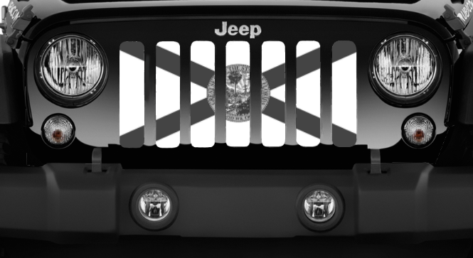 Florida Tactical State Flag Jeep Grille Insert