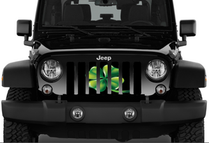Four Leaf Clover Jeep Grille Insert