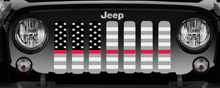Ghost Tactical Back the Red American Flag Jeep Grille Insert