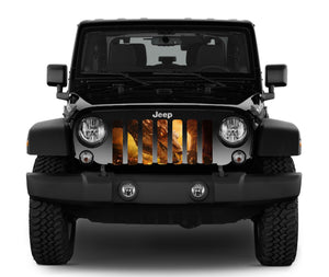 Gold Dragon Jeep Grille Insert