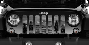 Gray Mountain Pine Jeep Grille Insert