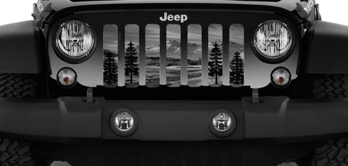 Gray Mountain Pine Jeep Grille Insert